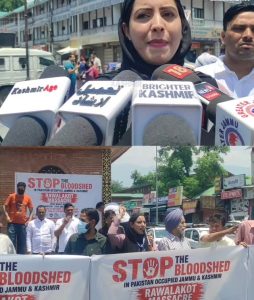 “PoJK Protest: ATVK Chairperson Tasleema Akhtar Says ‘The Bloodshed Must End'” Report by: Zainab Shugufta Rashid