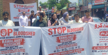 ATVK Trust community members participating in a public awareness and advocacy campaignengagement and human rights action